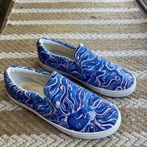 Lilly Pulitzer Blue and Pink Sneakers